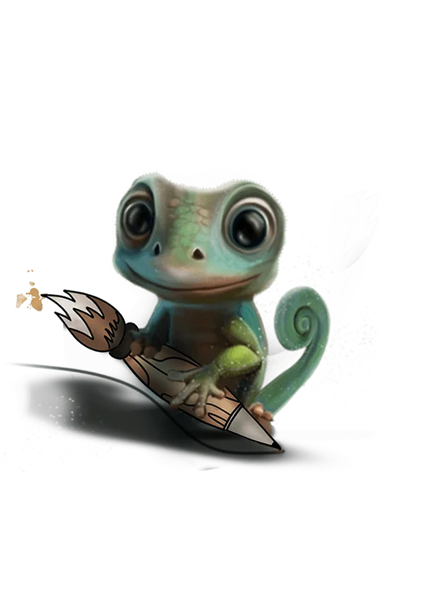 illustration de Léon mascotte d'Unikalys