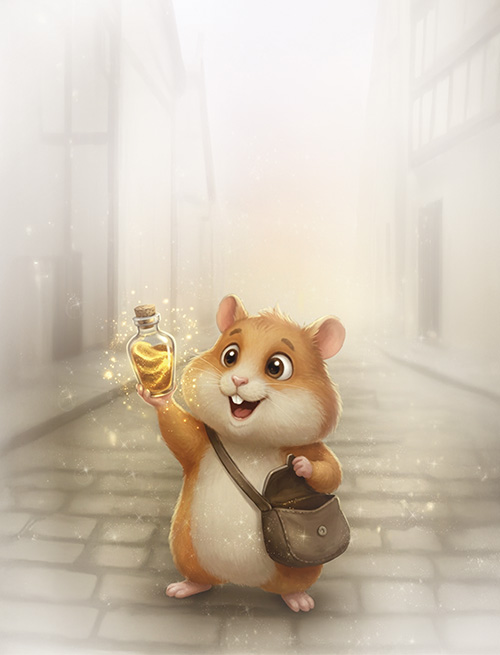 Toum Toum personnage crée par Fanny Kachler Schiebler Unikalys illustration jeunesse Dettwiller